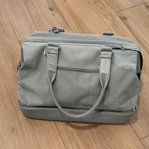 BEIS Mint Travel Duffel with Bottom Compartment